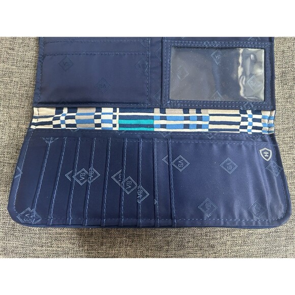 Vera Bradley Trifold Wallet In Santiago RFID Magnetic Closure - Picture 5 of 7
